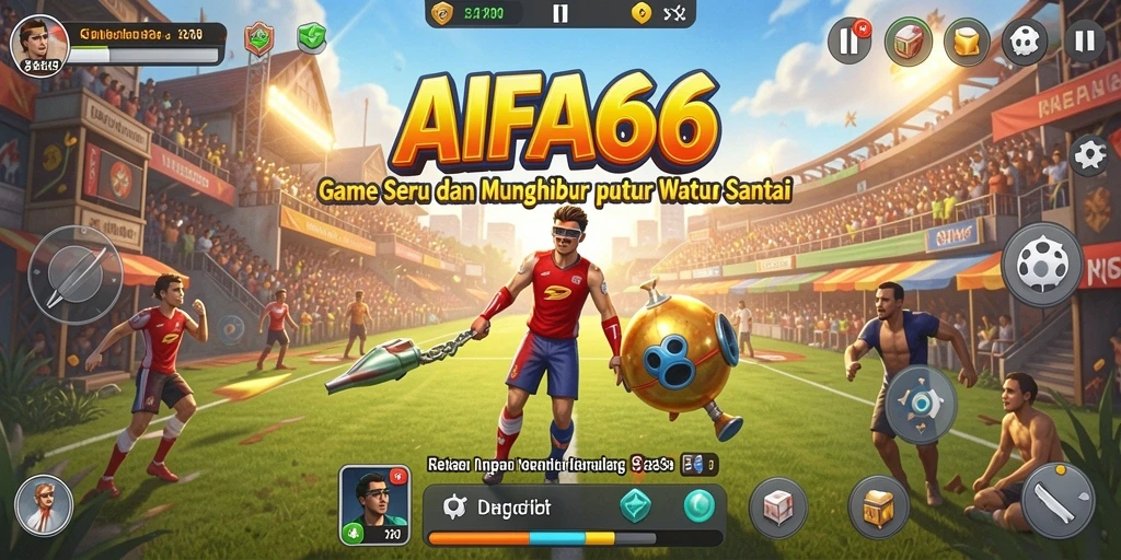 Tampilan gameplay AIFA66 yang menyenangkan dan menantang.