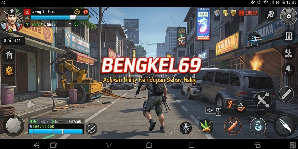 Tampilan antarmuka BENGKEL69 yang nyaman dan mudah digunakan.