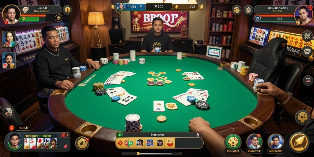 Screenshot gameplay QiuQiu BROJP yang menarik.