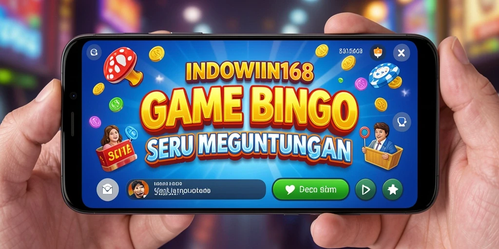 Tampilan gameplay Bingo yang seru dan interaktif di INDOWIN168.