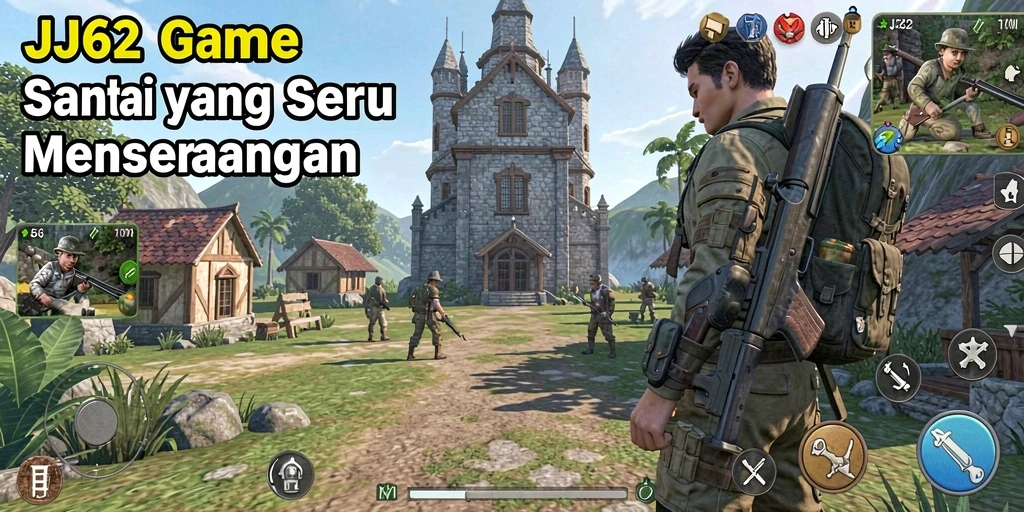 Tampilan screenshot utama JJ62 menampilkan gameplay yang seru dan menyenangkan.