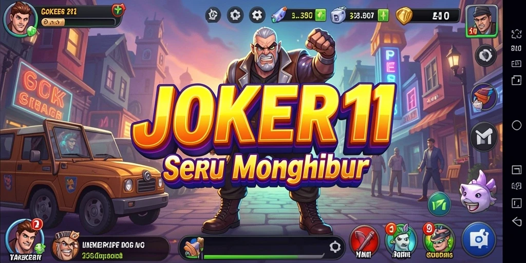 Tampilan gameplay JOKER11 yang menampilkan karakter dan aksi menarik.