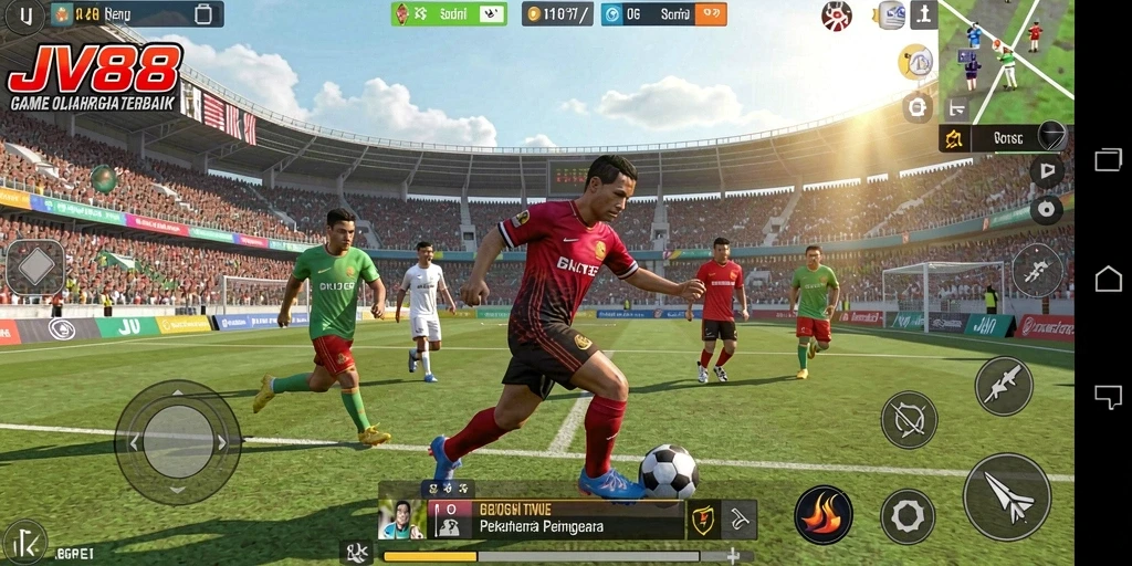 Tampilan gameplay JV88 yang memukau dengan berbagai cabang olahraga.