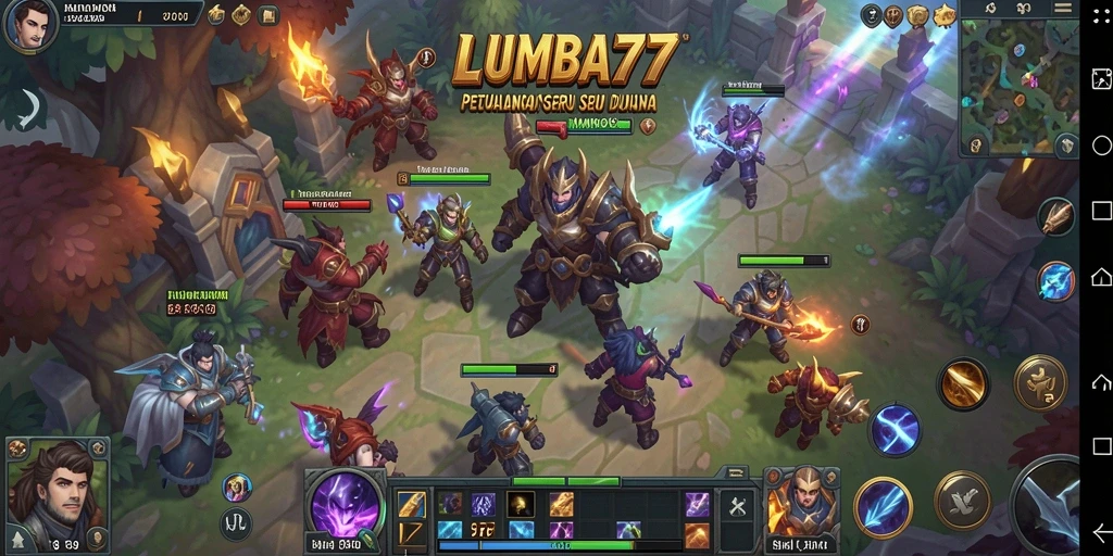 Screenshot menarik dari gameplay LUMBA77 yang penuh aksi.