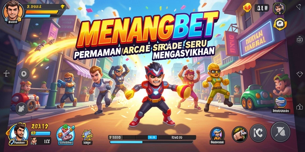 Tangkapan layar menunjukkan aksi cepat dalam permainan arcade MENANGBET.
