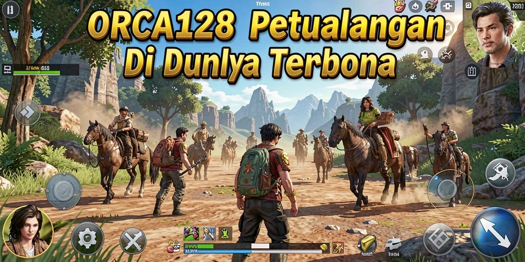 Gameplay ORCA128 yang immersive dalam dunia terbuka.