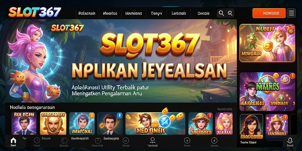 Tampilan utama SLOT367 yang menunjukkan fitur utility yang bermanfaat.