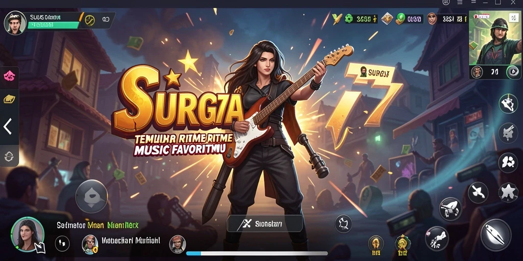 Tampilan gameplay interaktif dan menarik dari SURGA77.