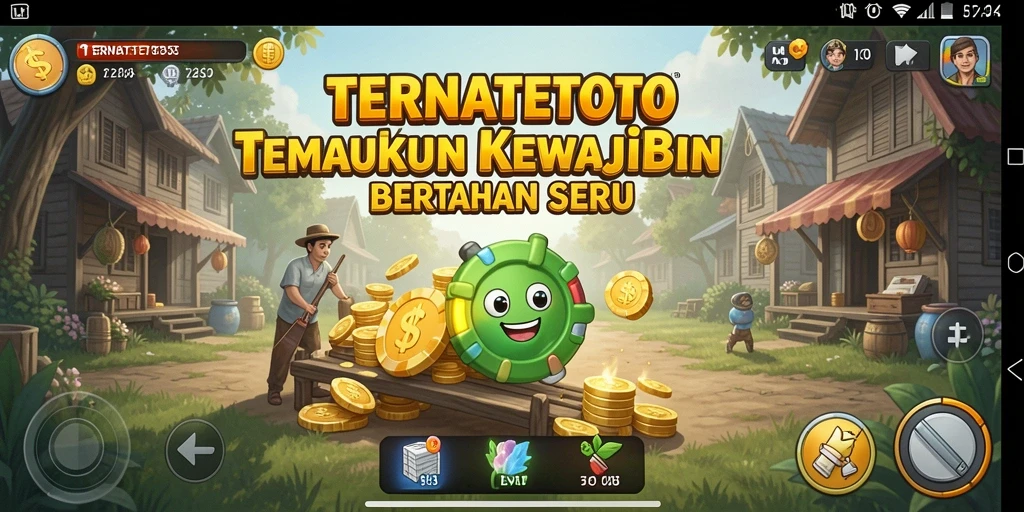 Tampilan gameplay TERNATETOTO dengan aksi tembak-menembak yang seru.
