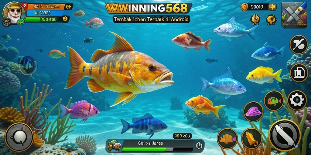 Grafis menarik dan aksi yang cepat dalam WINNING568.
