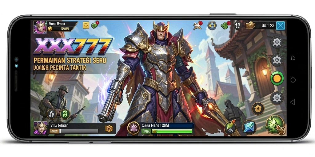 Tampilan seru gameplay XXX777 yang penuh strategi.
