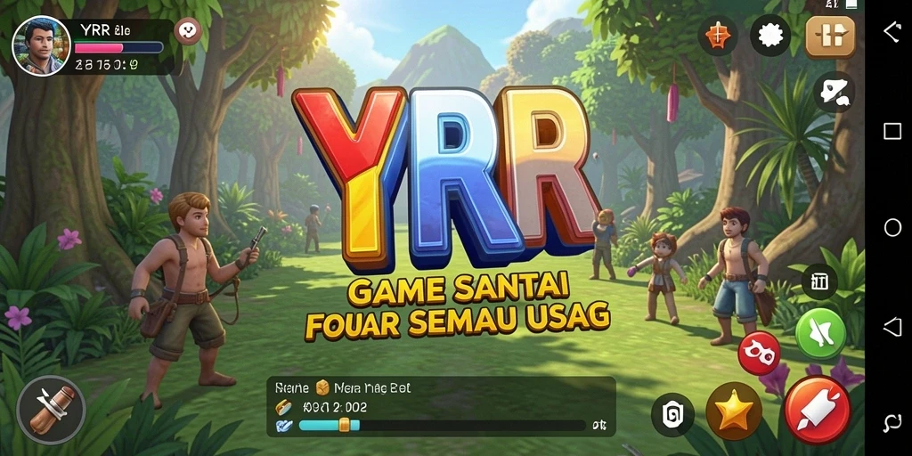 Screenshot YYRR menampilkan gameplay yang seru dan santai.